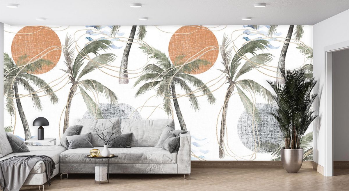 پوستر دیواری درخت ساحلی W10016900