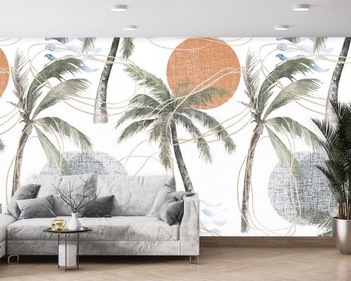 پوستر دیواری درخت ساحلی W10016900