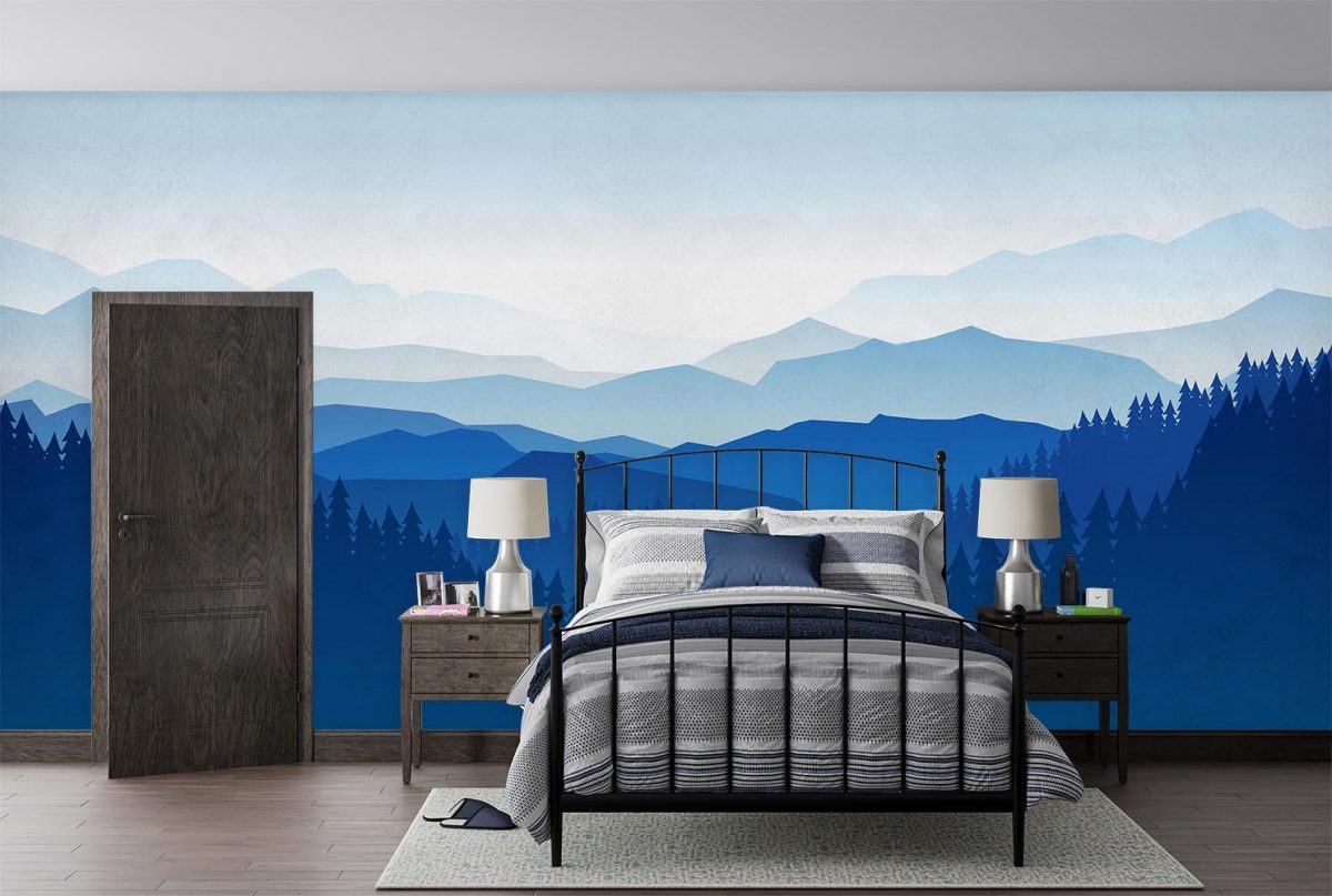 پوستر دیواری طبیعت منظره کوهستان W10022000 اتاق خواب