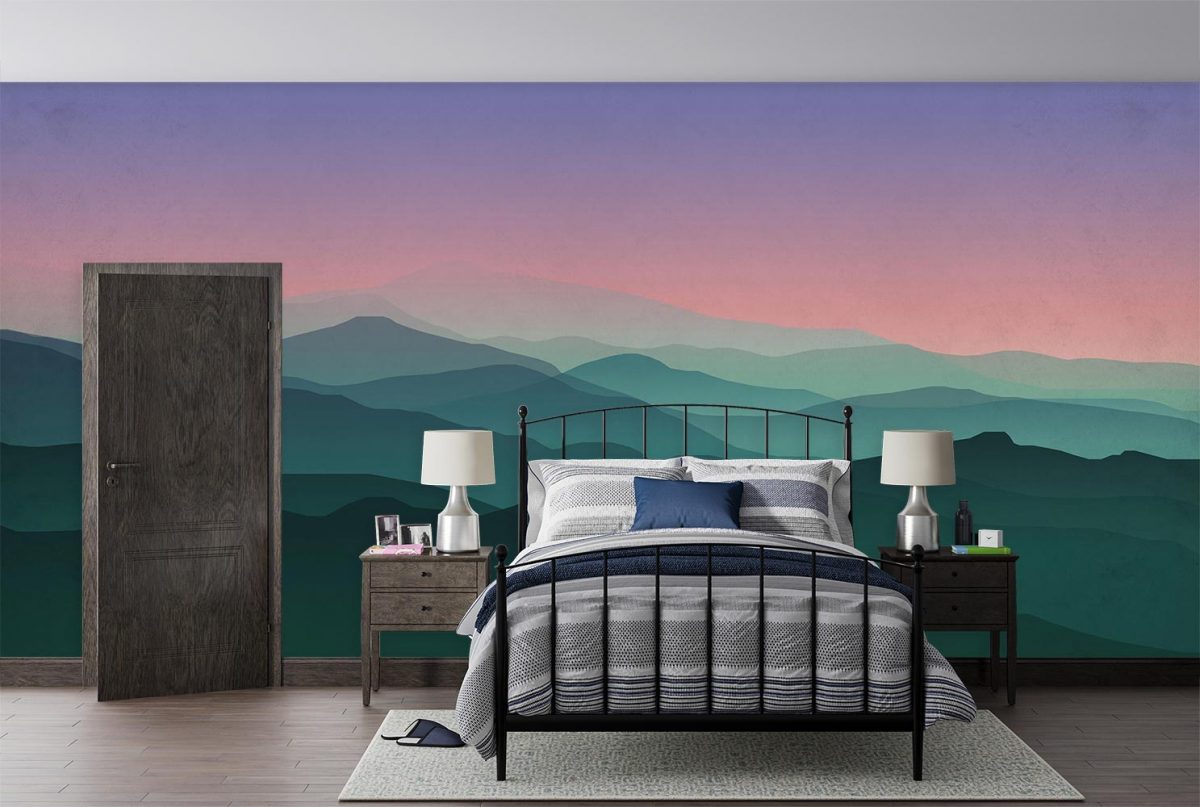 پوستر دیواری طبیعت و کوهستان W10024900 اتاق خواب