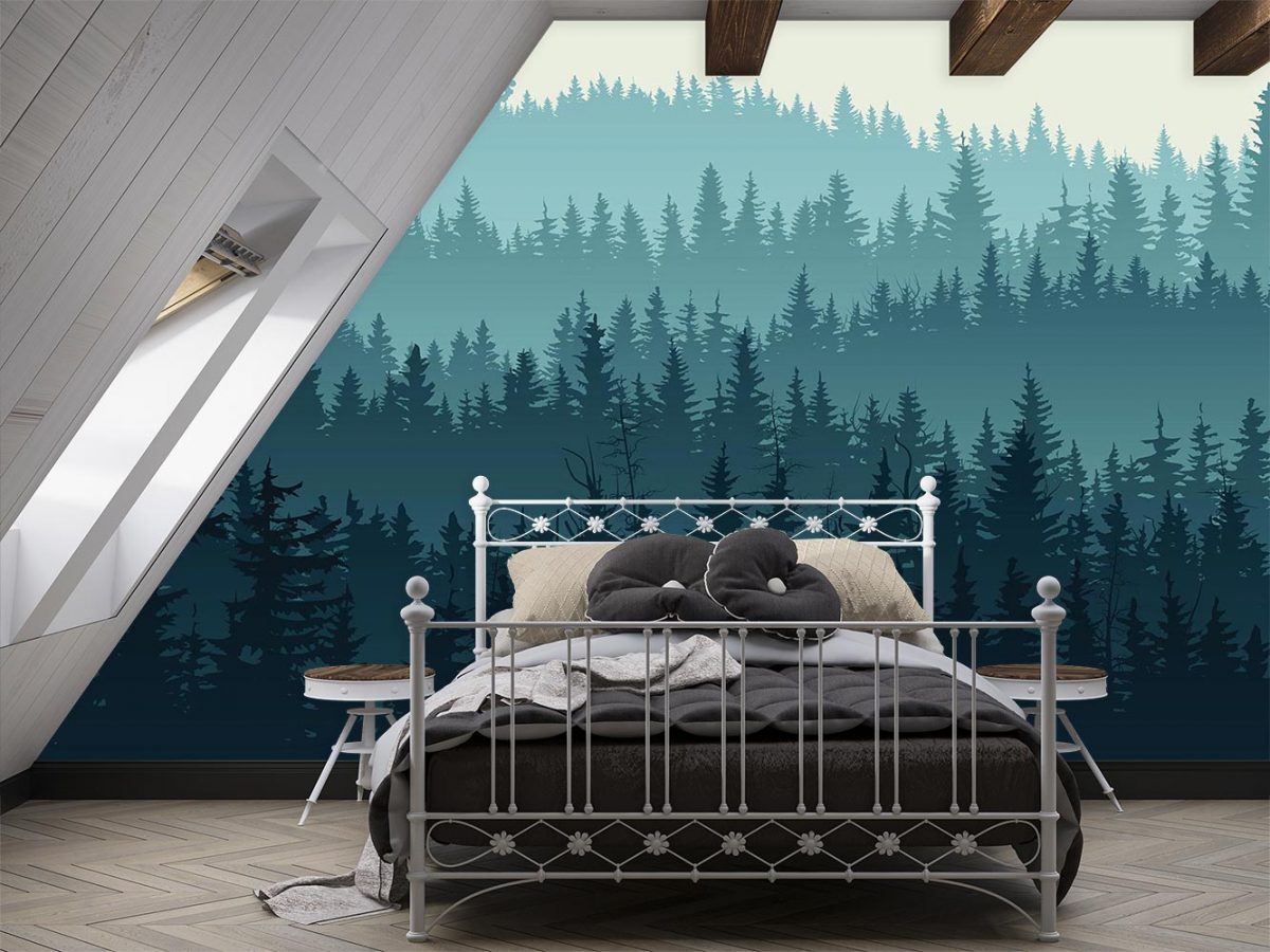 پوستر دیواری جنگل و طبیعت W10025600 اتاق خواب