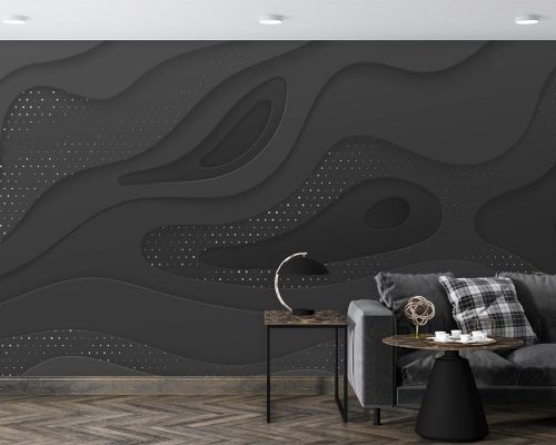 کاغذ دیواری سه بعدی مدرن هندسی W10043200