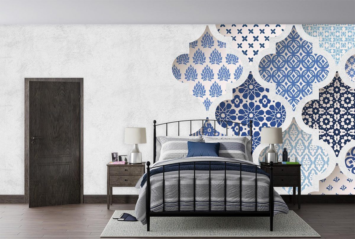 پوستر کاغذ دیواری سنتی W10043700 اتاق خواب