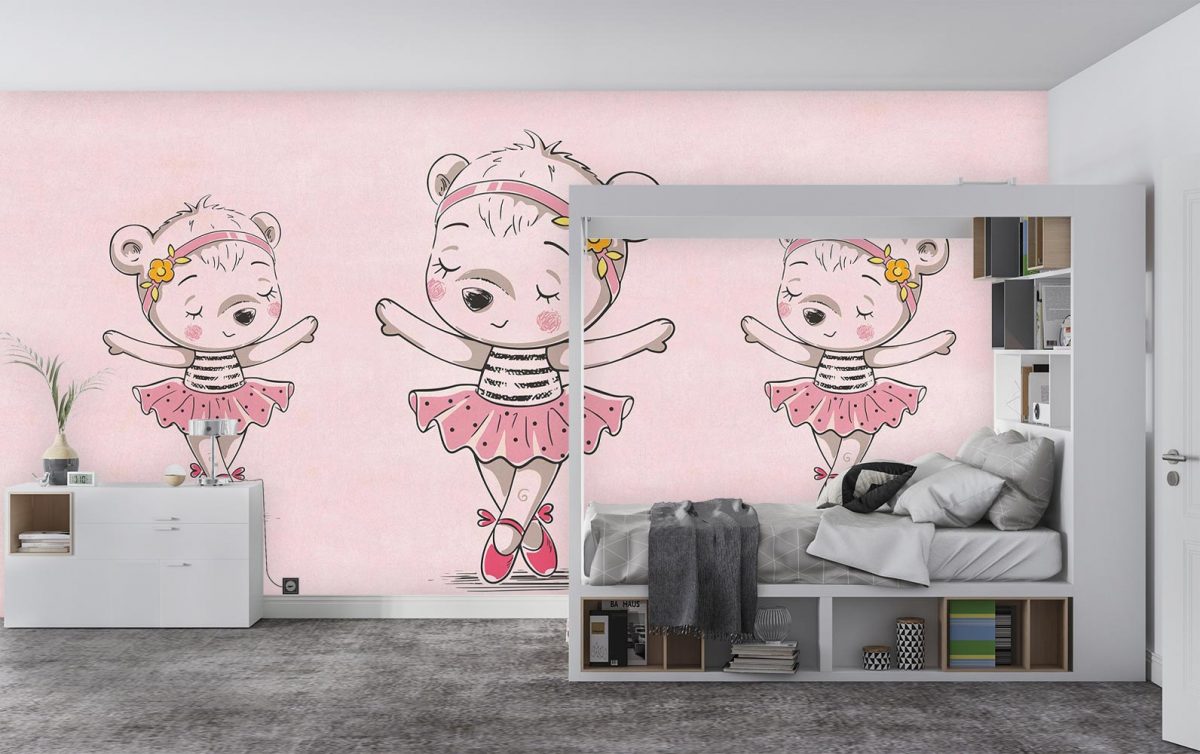پوستر دیواری اتاق کودک دخترانه W10048910