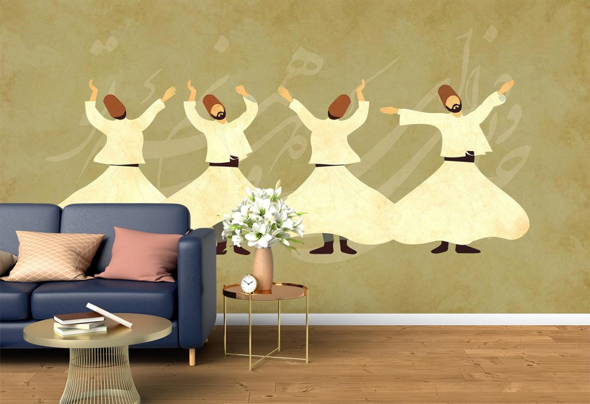 پوستر دیواری رقص سماع W10050410 پذیرایی