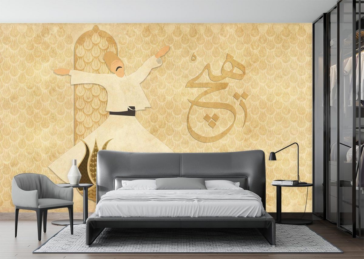 پوستر دیواری سنتی کلاسیک هیچ W10050500 اتاق خواب