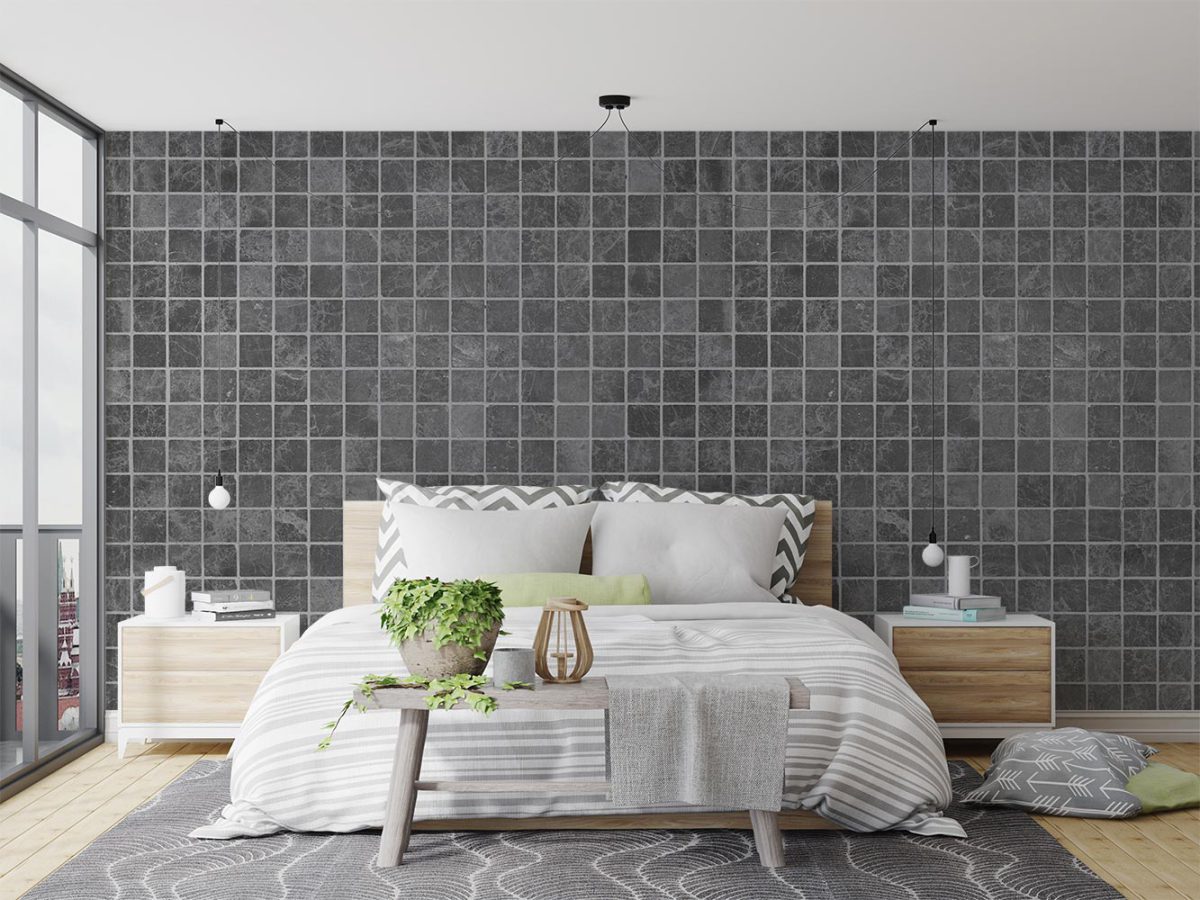 پوستر دیواری هندسی طرح مربعی W10051920 اتاق خواب