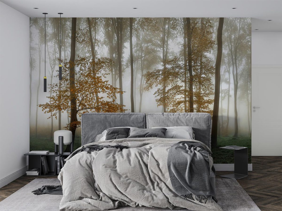 پوستر دیواری جنگل و درخت W10052500 برای اتاق خواب