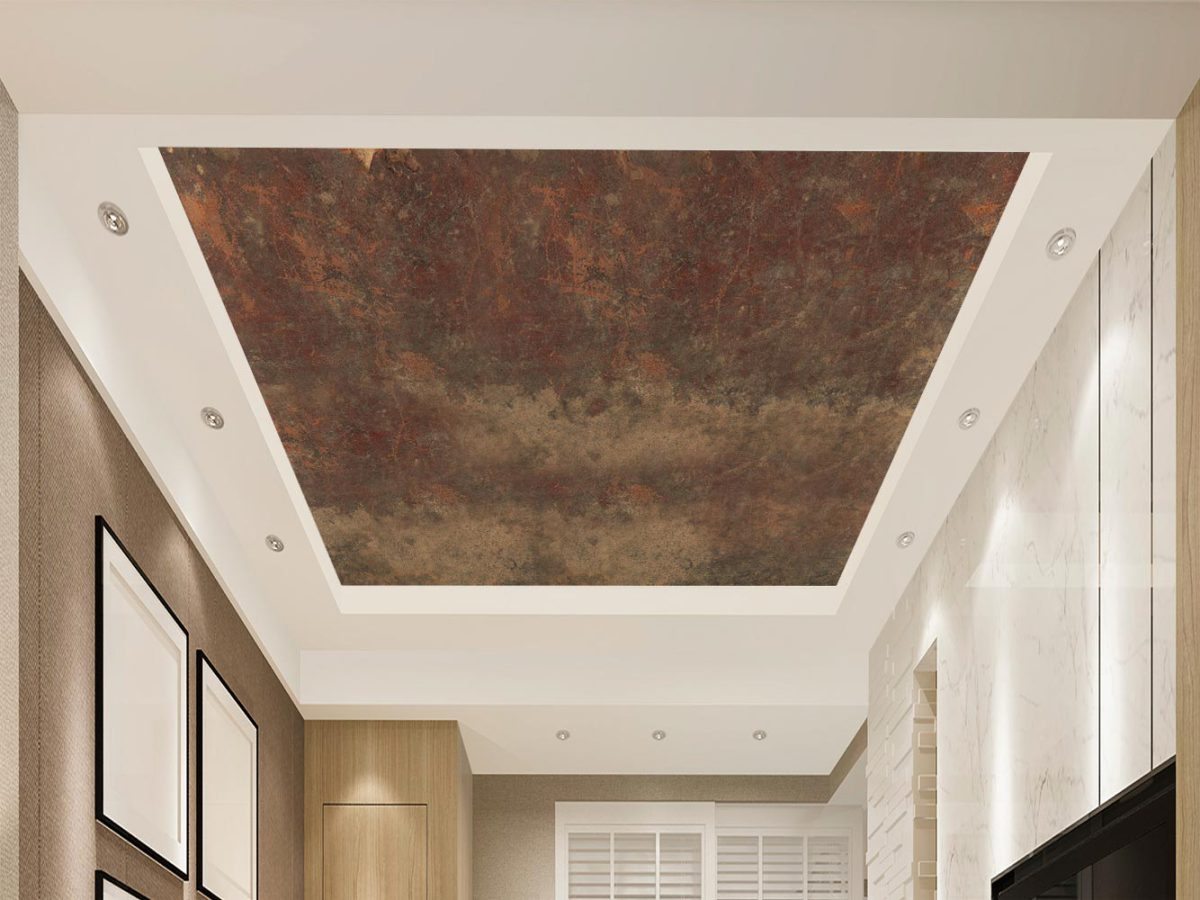 کاغذ دیواری پتینه ساده قهوه ای W10056800 برای سقف