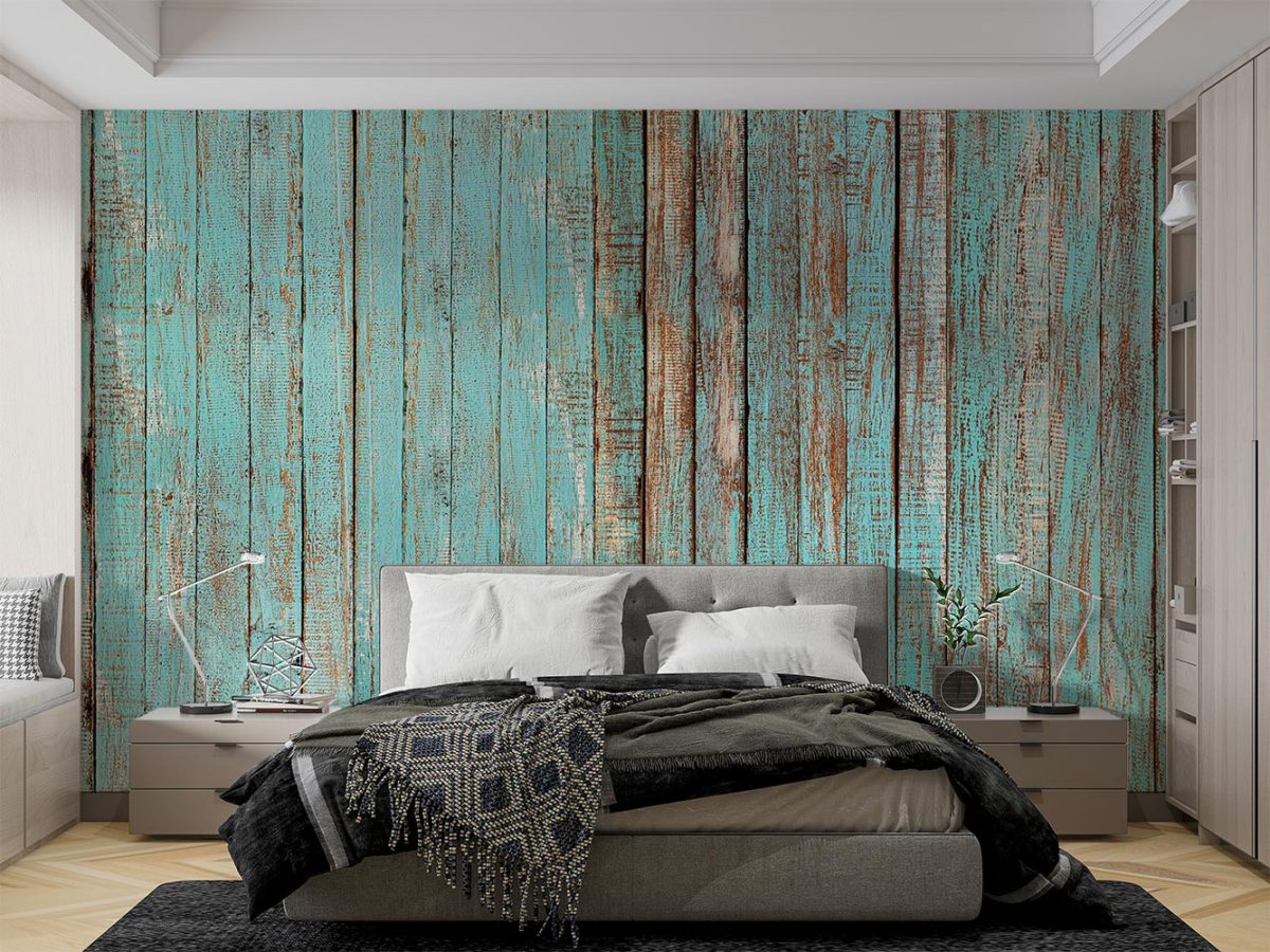 کاغذ دیواری طرح چوب رنگی W10058600 اتاق خواب