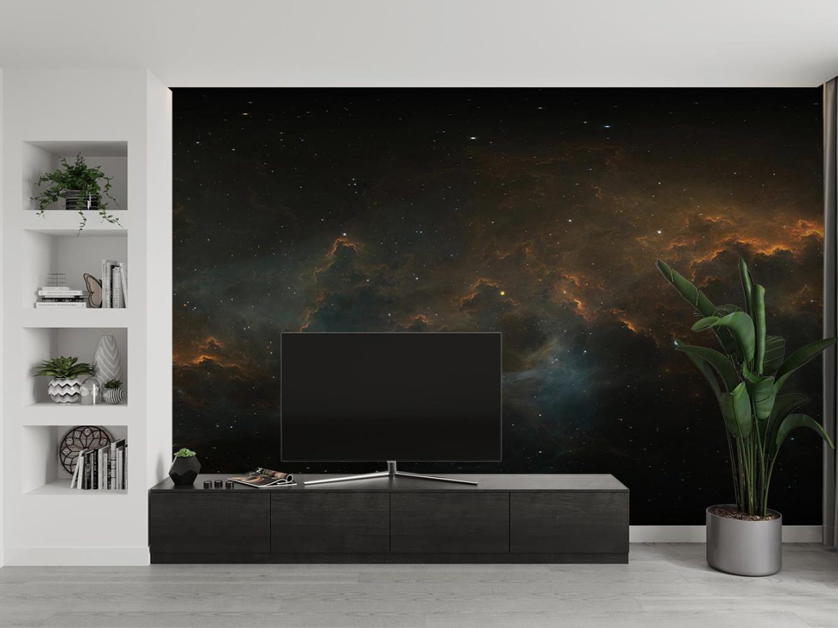 کاغذ دیواری کهکشان W10059400 مناسب پشت تلویزیون