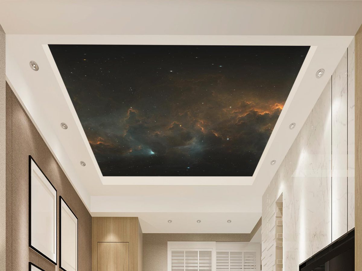 کاغذ دیواری کهکشان W10059400 مناسب سقف