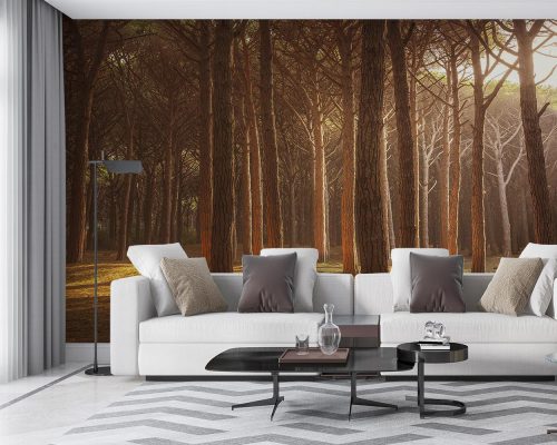 پوستر دیواری درخت جنگل W10059700 سالن پذیرایی