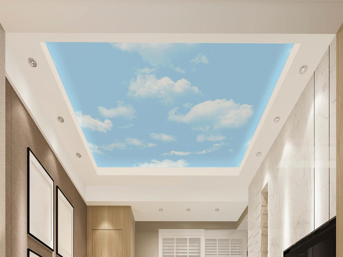 پوستر دیواری آسمان و ابر W10060500 برای سقف