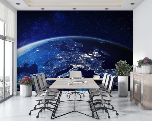 پوستر دیواری فضا و کره زمین W10061200