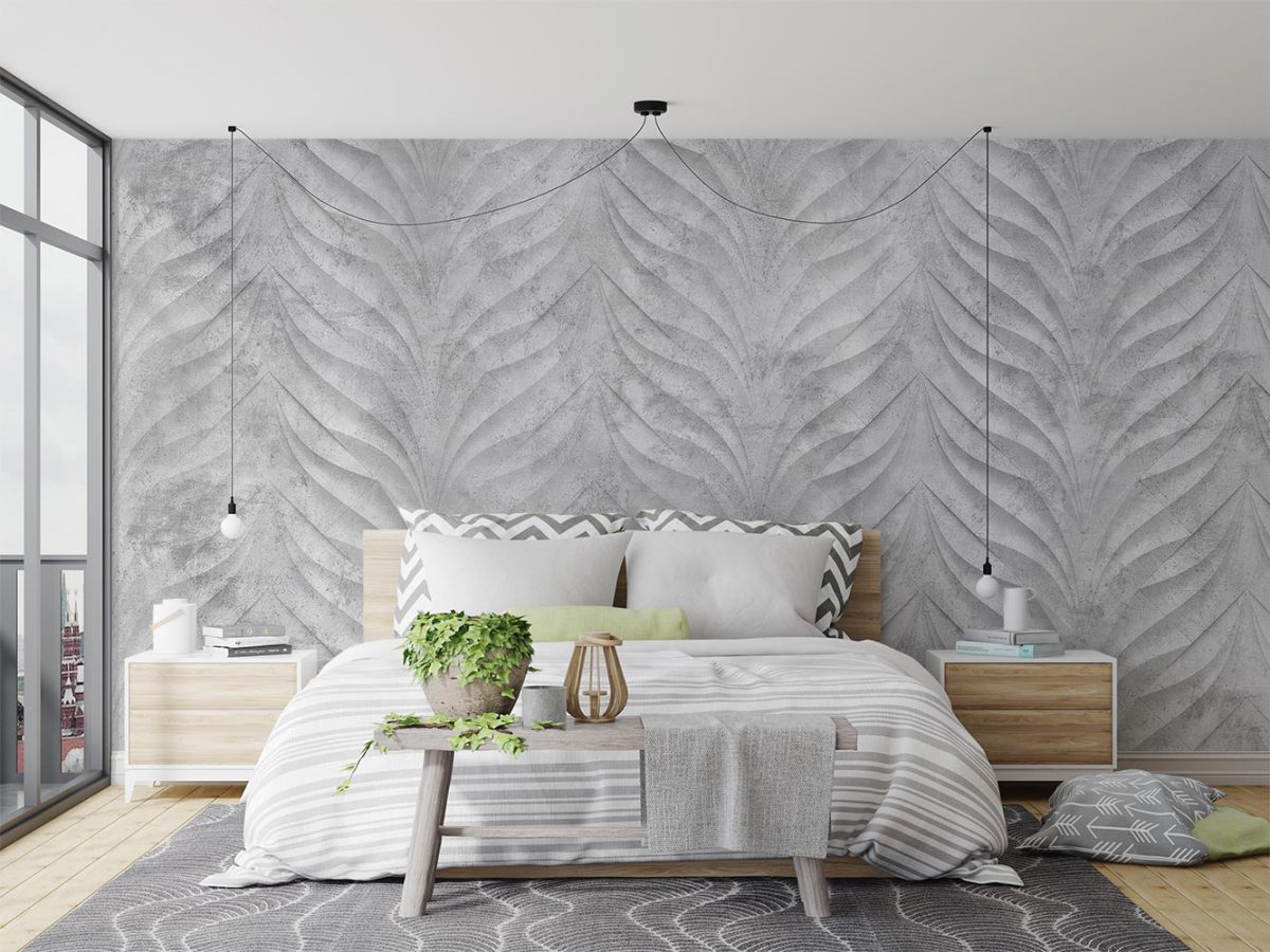 کاغذ دیواری مدرن طرح پتینه W12010130 اتاق خواب