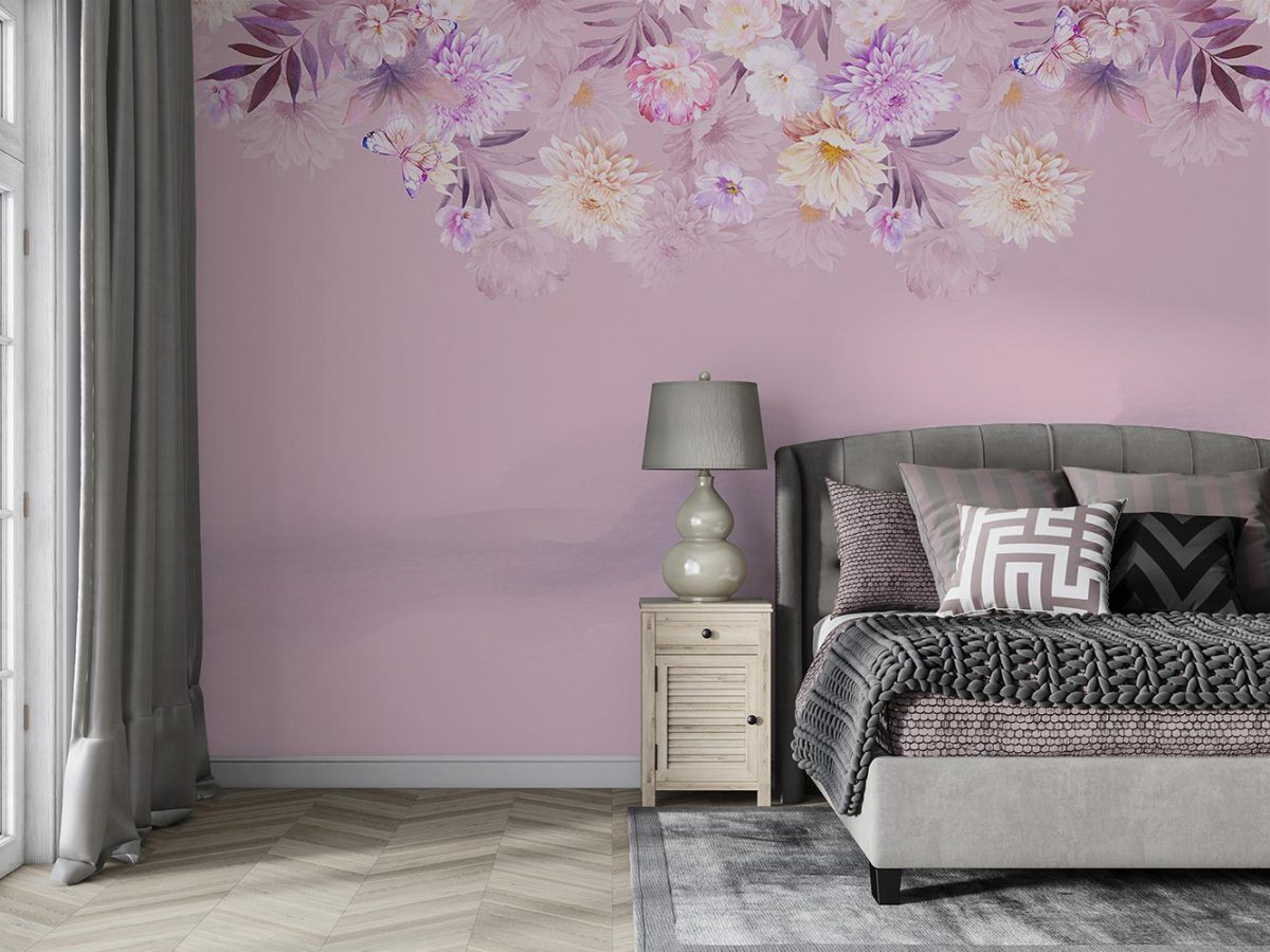 پوستر دیواری گل مدرن W12010340 برای اتاق خواب
