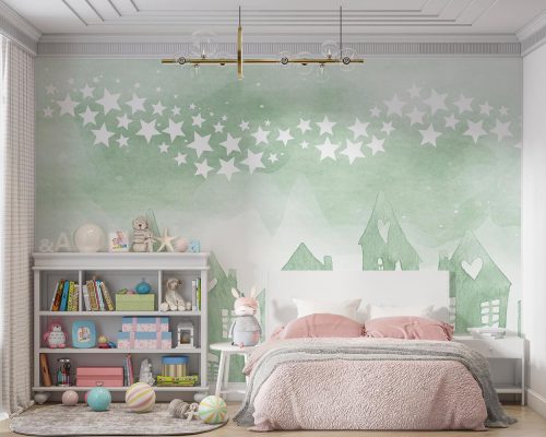 پوستر کاغذ دیواری اتاق کودک ستاره W12010420