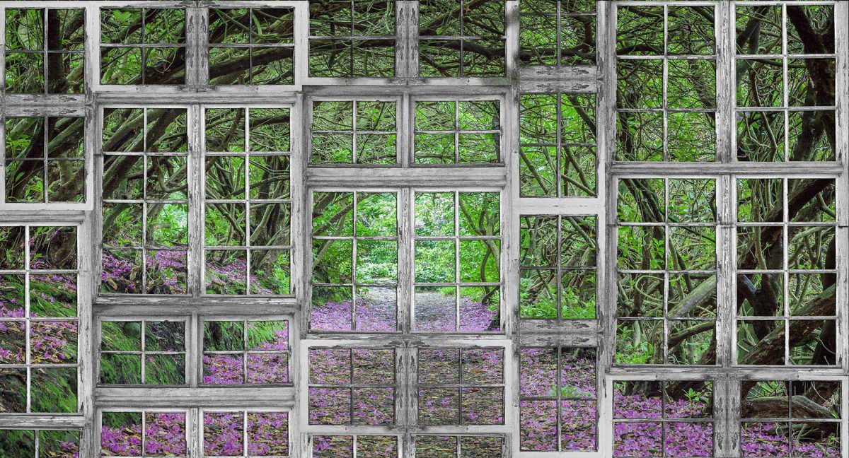 پوستر سه بعدی طبیعت و پنجره W12010810