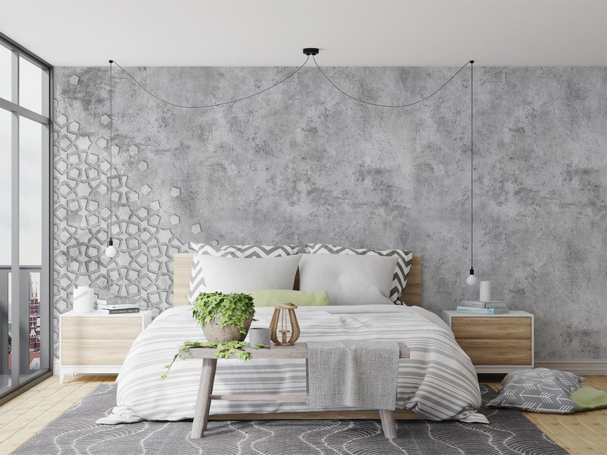 کاغذ دیواری طرح پتینه W12011330 برای اتاق خواب