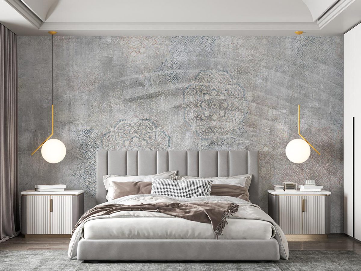 کاغذ دیواری پتینه بتن W12012500 برای اتاق خواب