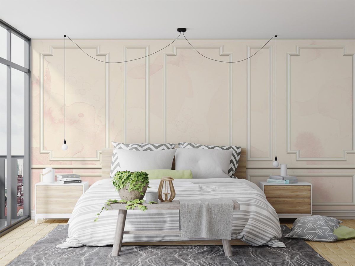 پوستر دیواری گچبری کلاسیک W12013700 برای اتاق خواب