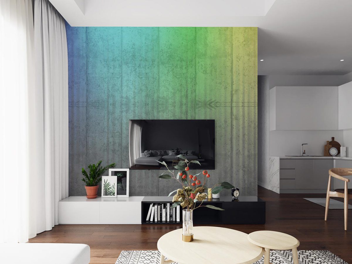کاغذ دیواری طیف رنگی W12014300 برای پشت تلویزیون