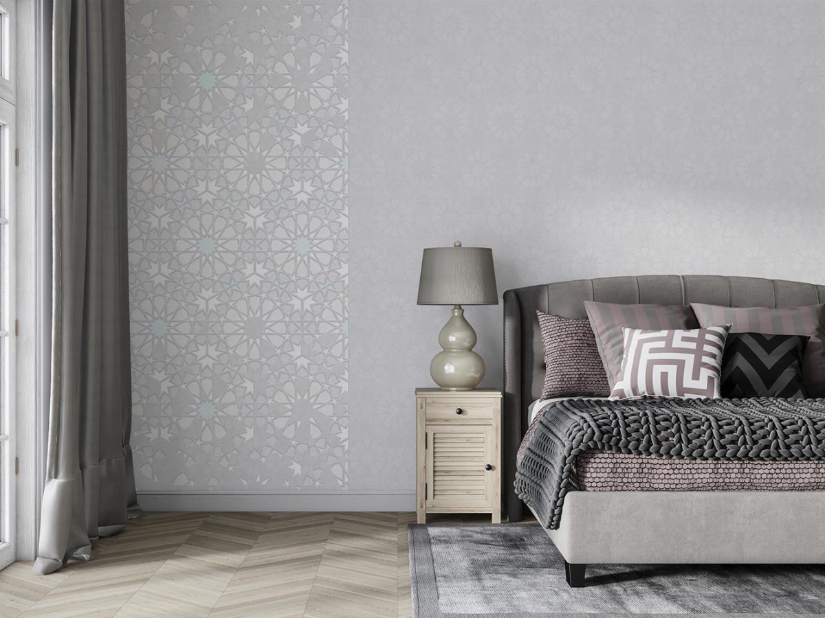 پوستر دیواری هندسی ساده سنتی W12016600 اتاق خواب