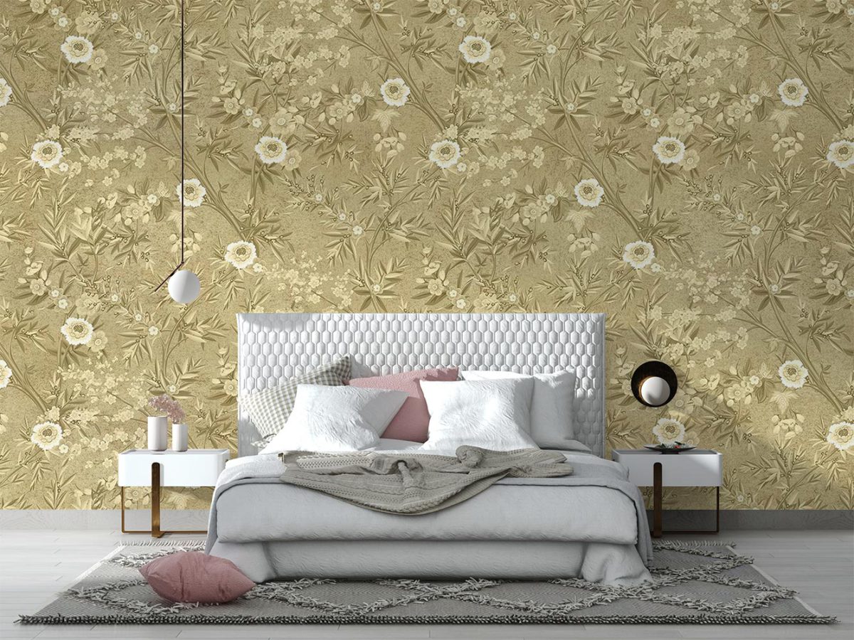 پوستر دیواری کلاسیک گل W12021810 اتاق خواب