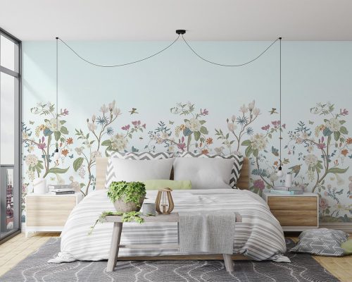 پوستر دیواری شاخه های گل W12021900