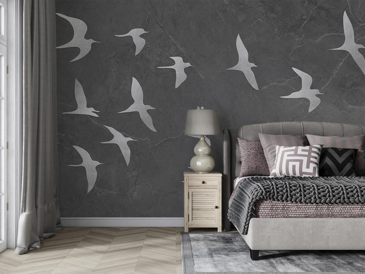 پوستر دیواری مدرن طرح پرنده W12111210 برای اتاق خواب