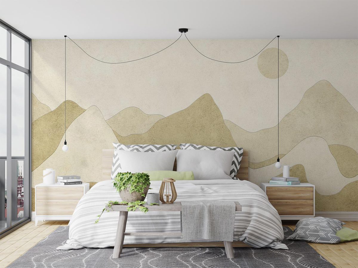 پوستر دیواری طرح کوه W12111340 مخصوص اتاق خواب