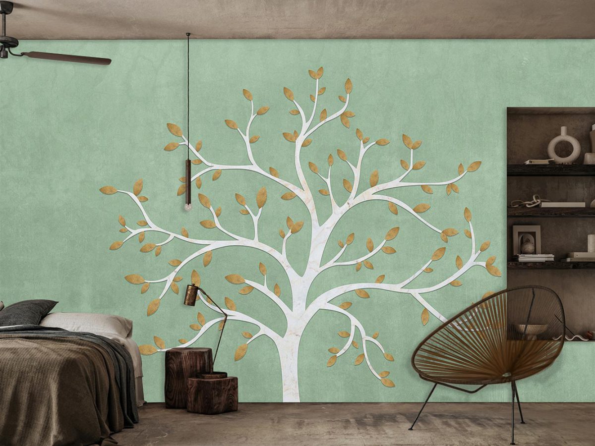 پوستر دیواری مدرن درخت W12111440 اتاق خواب