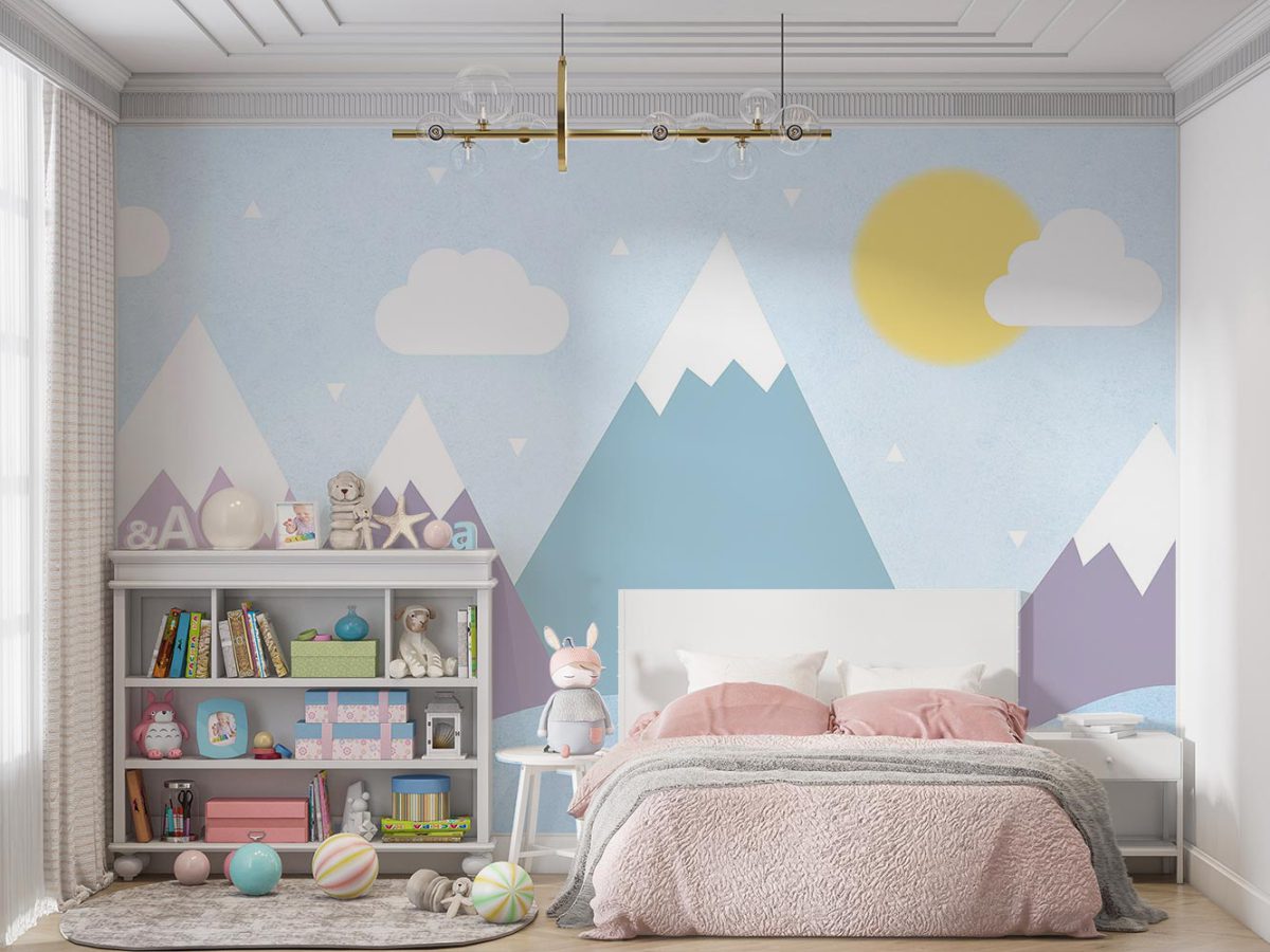 پوستر دیواری اتاق کودک کوهستان W12113020