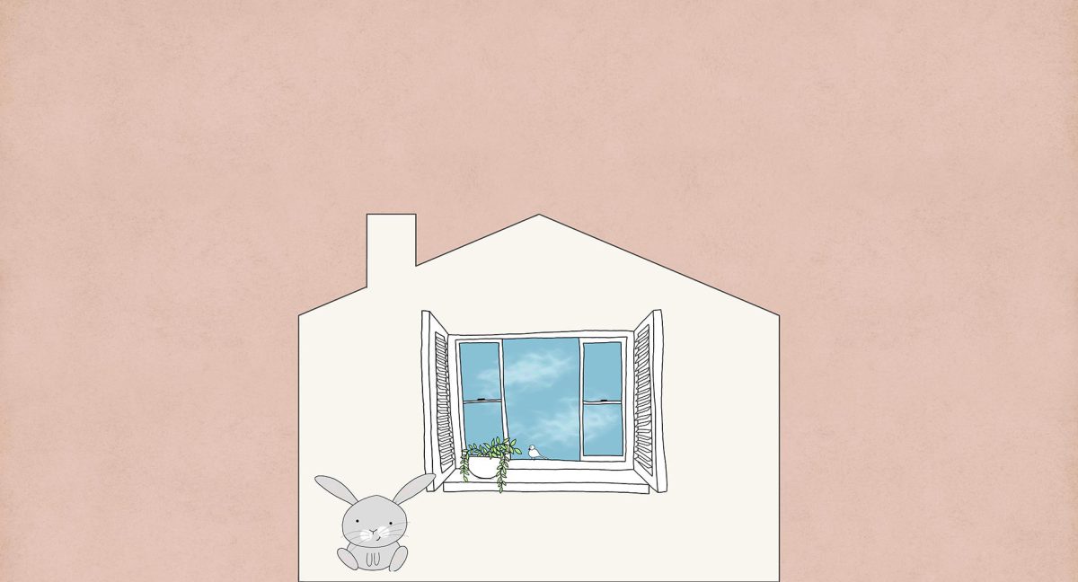 پوستر دیواری اتاق کودک خرگوش W12113500