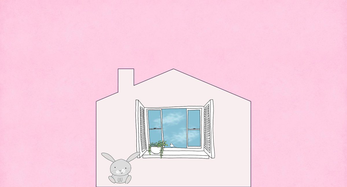 پوستر دیواری کودک خانه خرگوش W12113510