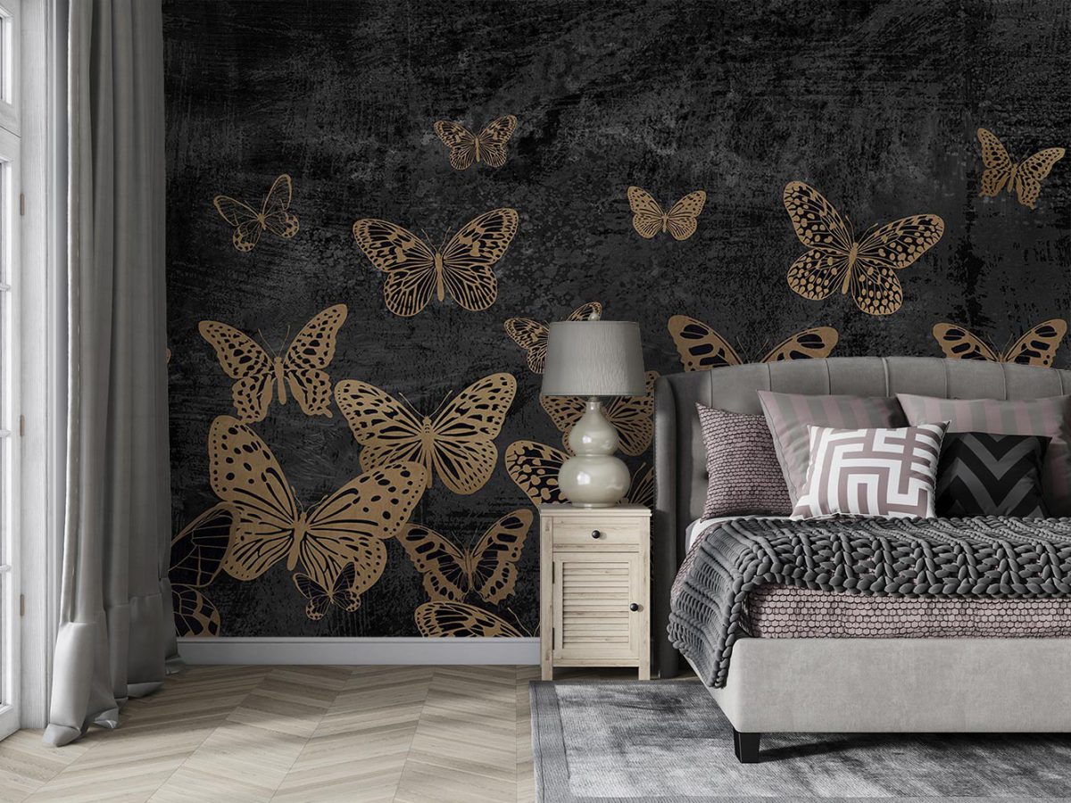 پوستر دیواری پروانه ها w11010600 اتاق خواب
