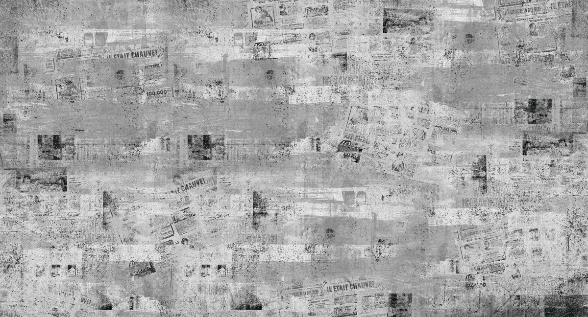 کاغذ دیواری طرح تکه های روزنامه w11014820