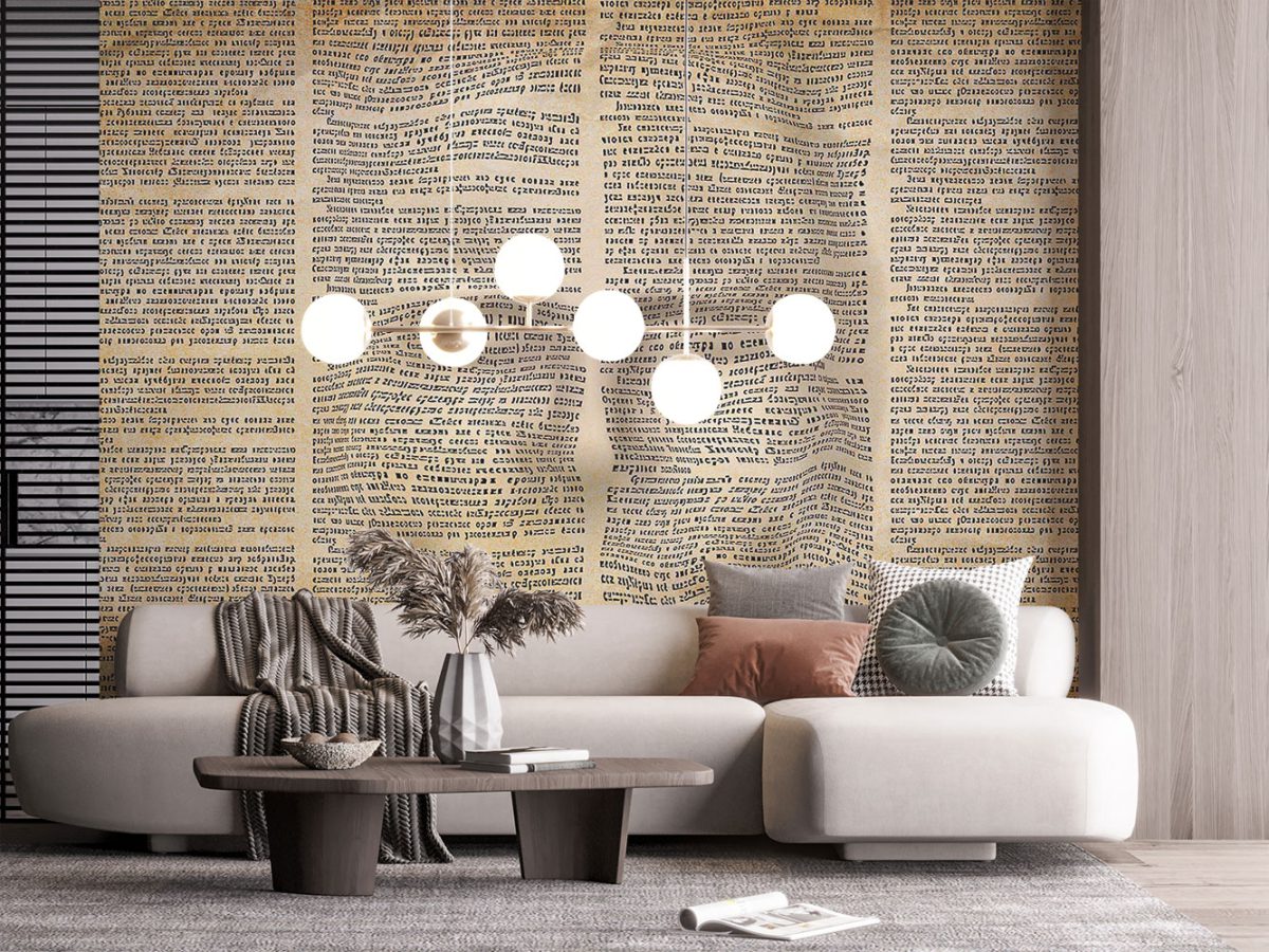 پوستر دیواری سه بعدی طرح روزنامه w11014900