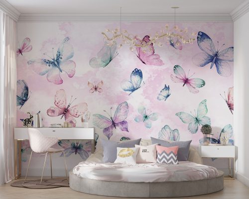 پوستر دیواری طرح پروانه w11017010