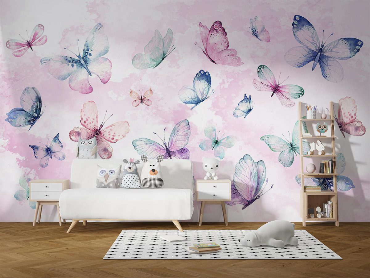 پوستر دیواری طرح پروانه w11017010