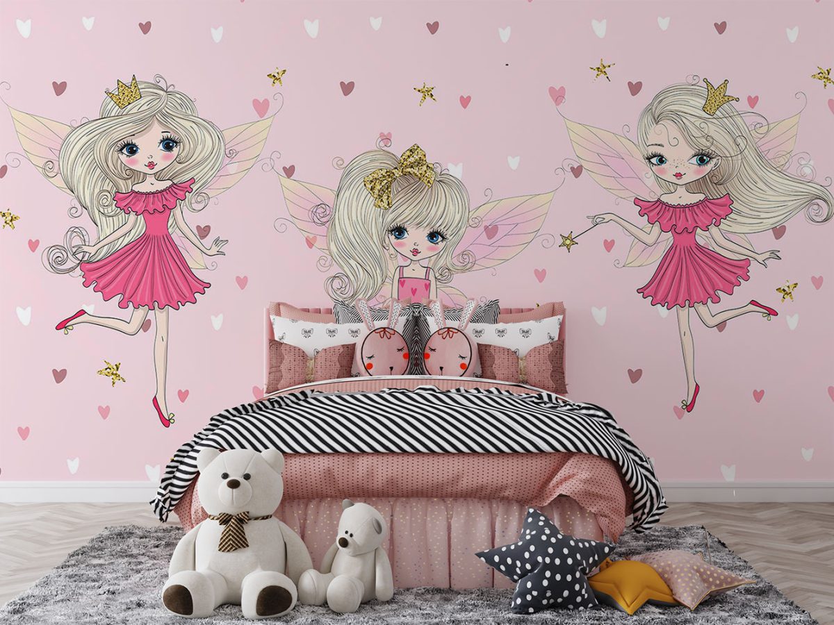 پوستر کاغذ دیواری کودک دخترانه پرنسس w11018500