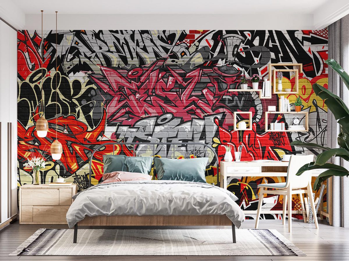 کاغذ دیواری گرافیتی w11019000 برای اتاق نوجوان پسر