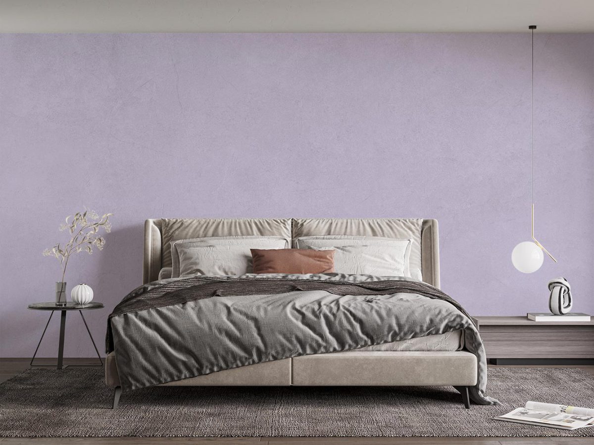 کاغذ دیواری بنفش ساده تک رنگ W20012100 برای اتاق خواب