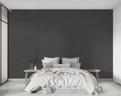 کاغذ دیواری مشکی ساده رنگی W20015700