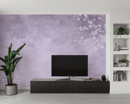 کاغذ دیواری طرح گل شکوفه W10070320