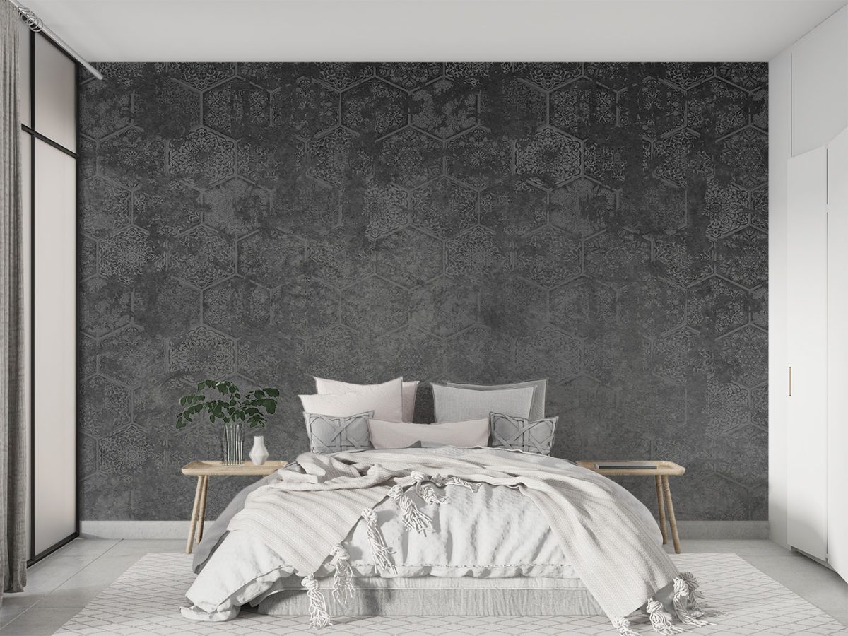 کاغذ دیواری طرح پتینه W10070840 برای اتاق خواب
