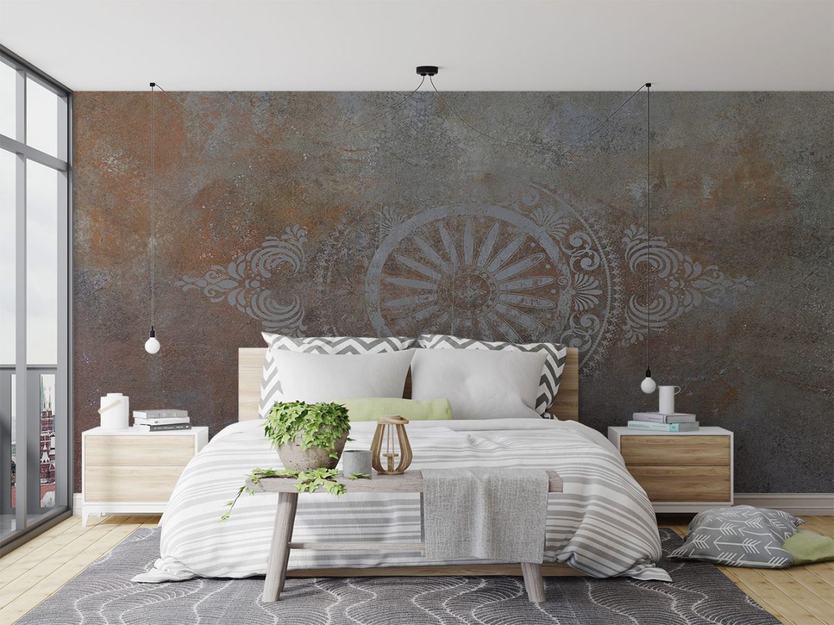 کاغذ دیواری سنتی پتینه W10071630 اتاق خواب