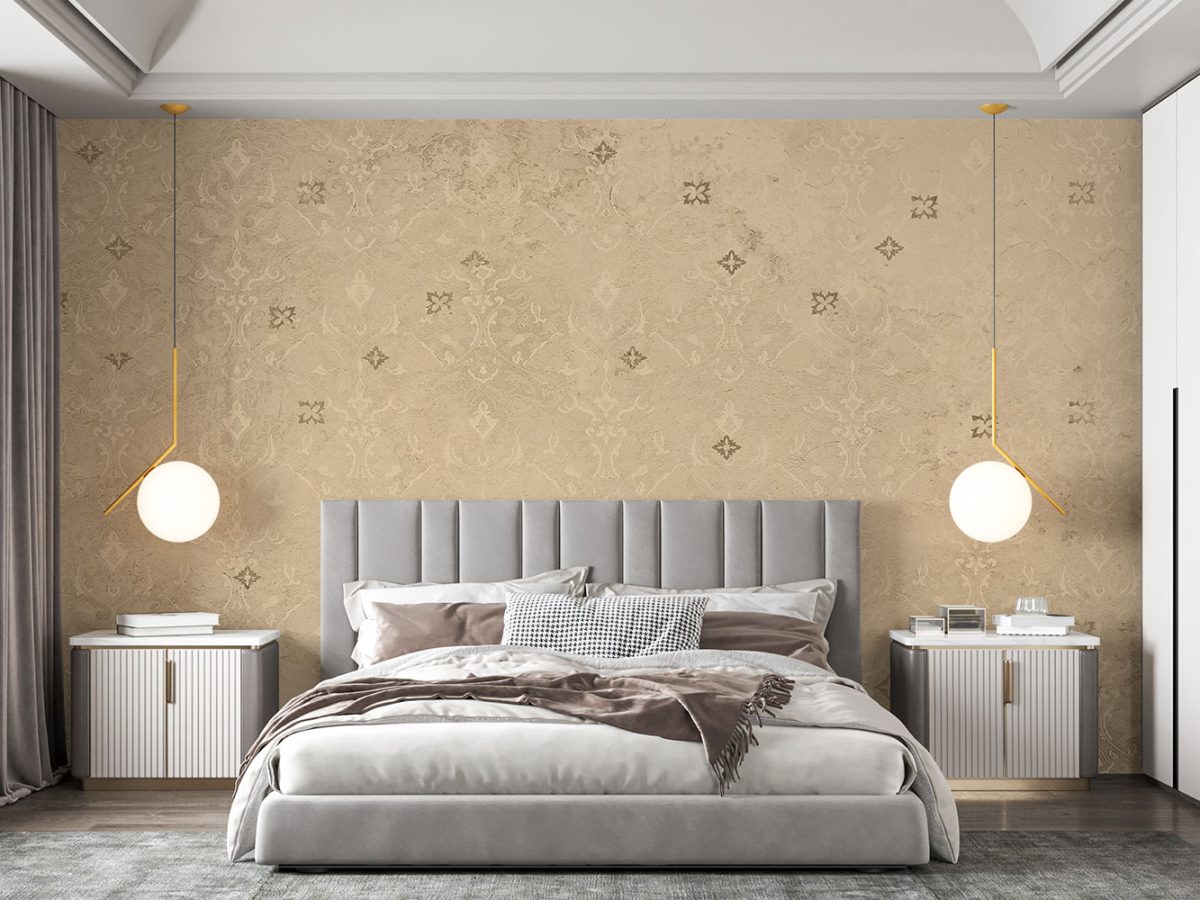 کاغذ دیواری داماسک کلاسیک W10072030 اتاق خواب