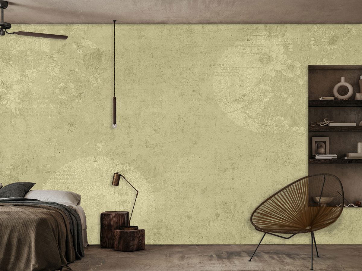 کاغذ دیواری مدل پتینه W10072310 اتاق خواب
